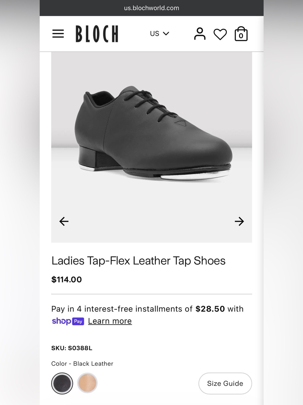 Bloch Women’s Leather Tap Shoes